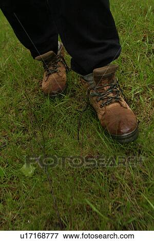 Stock Photo - shoes, footgear, footwear, outfit, costume, outdoor. Fotosearch