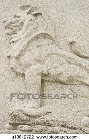 Stock Image - Carving, Animal, Artistic, Art, Appearance, Ancient. Fotosearch