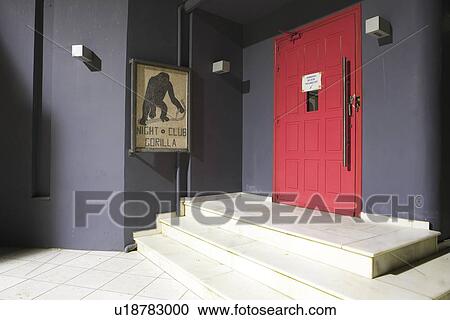 Closed Door Entertainment Club Gray Stock Image U18783000