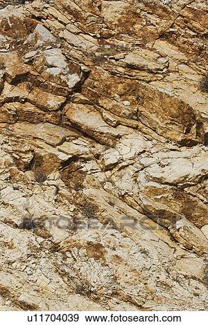 Stock Photo - Cliff, Close-Up, Cracked, Extreme Close-Up, Full Frame. Fotosearch