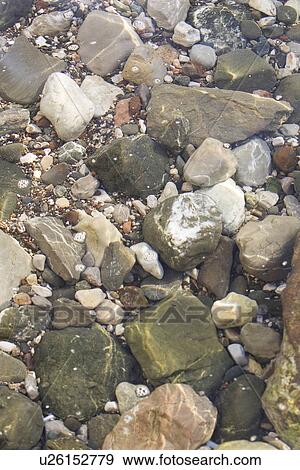 Stock Photo - Day, Full Frame, Gray, Ground, Heap. Fotosearch