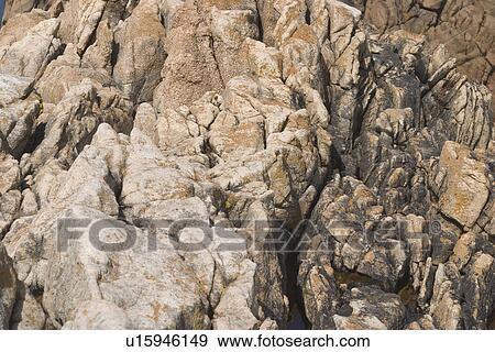 Stock Photo - rock, stone, rocky, hard, uneven, seabed. Fotosearch