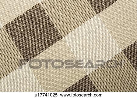 Stock Photography - Beige, Brown, Checked, Close-Up, Design. Fotosearch
