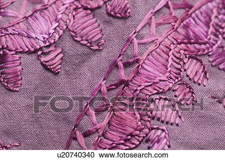 Design, Embroidery, Extreme Close-Up, Full Frame View Large Photo Image Stock Image - Design, Embroidery, Extreme Close-Up, Full Frame. Fotosearch