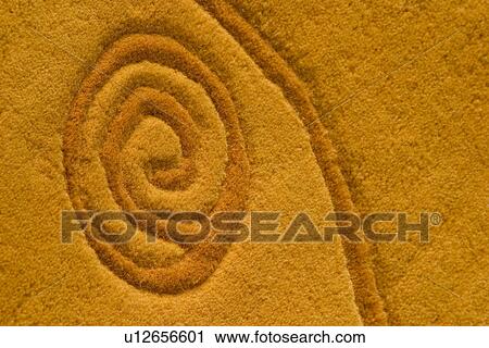 Stock Image - craft, artistic, woven, weave, figure, carpet. Fotosearch
