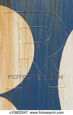 Stock Photo - text, logo, symbolic, print, container. Fotosearch