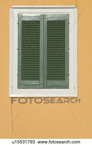 Stock Image - Building Exterior, Building Structure, Closed, Close-Up, Day. Fotosearch