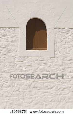 Stock Image - Building Exterior, Close-Up, Closed, Building Structure, Arch. Fotosearch