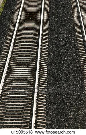 railroad, track, way, path, pathway, stones View Large Photo Image Stock Photo - railroad, track, way, path, pathway, stones. Fotosearch