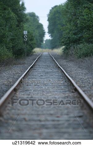 Railroad, Track, Way View Large Photo Image Stock Image - Railroad, Track, Way. Fotosearch