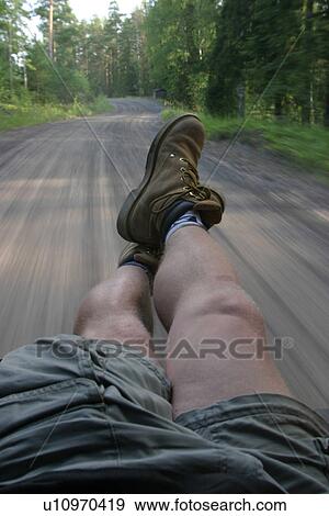 feet, legs, boots, sitting, pose, highway View Large Photo Image Stock Photo - feet, legs, boots, sitting, pose, highway. Fotosearch