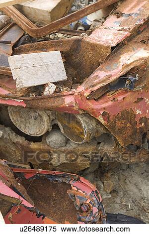 Stock Photography - Broken, Close-Up, Damaged, Day, Garbage. Fotosearch