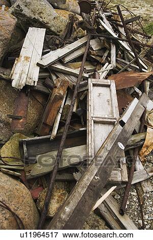 Stock Photo - Close-Up, Day, Heap, Iron Rods, Metal. Fotosearch