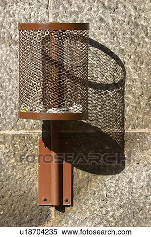 Stock Photography - container, trash can, basket, garbage, shadow, dustbin. Fotosearch