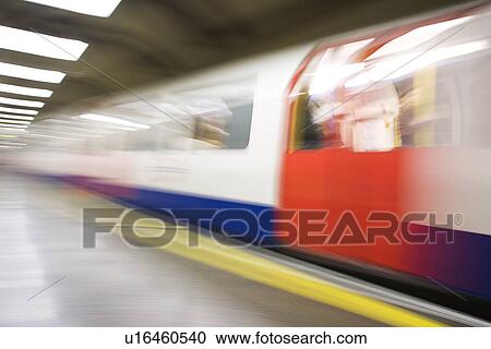 Stock Image - Blurred, Commute, Conveyance, Fast, Glass. Fotosearch