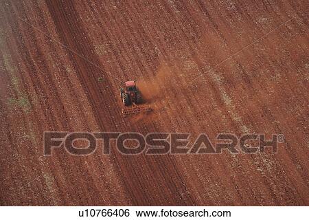 Stock Photograph - agricultural land, agriculture, aerial view. Fotosearch