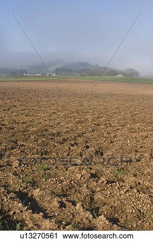 Stock Image - arid, barren, agriculture. Fotosearch