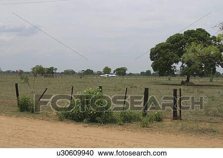 Stock Image - barricade, barrier, agriculture. Fotosearch