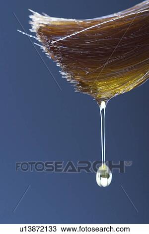 Stock Image - Background, Blue, Close-Up, Driblet, Drop. Fotosearch