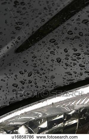 Stock Photograph - headlight, bulb, glass, black, reflection, shine. Fotosearch