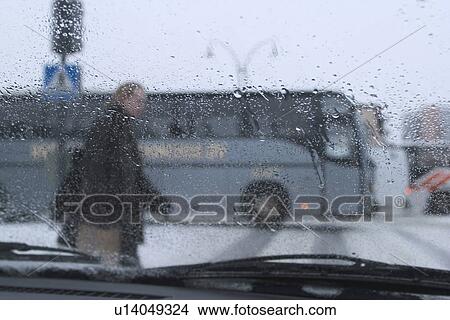 rainy day, roadside, cars, van, transportation View Large Photo Image Picture - rainy day, roadside, cars, van, transportation. Fotosearch
