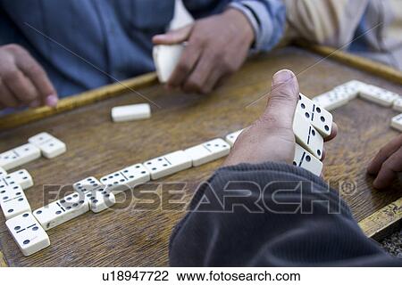 Stock Image - Board Game, Day, Domino, Game, Holding. Fotosearch