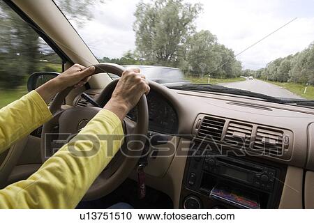 Stock Image - Car, Day, Dashboard, Car Interior, Automobile. Fotosearch