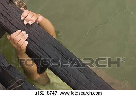 Stock Photo - one person, outdoors. Fotosearch