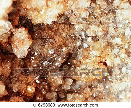 Stock Image - Photography of iron pyrite, Stone material, Close Up. Fotosearch