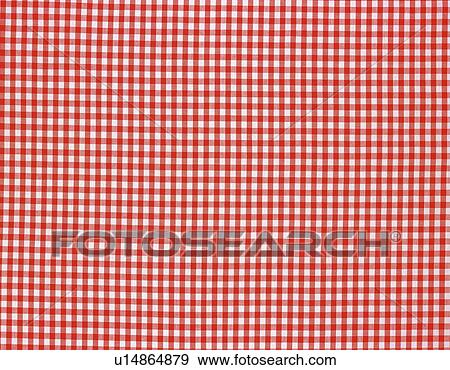 Stock Photo - Gingham Check, Close Up. Fotosearch