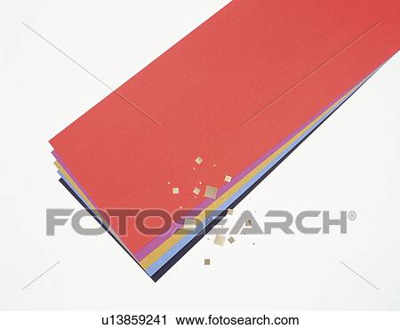 Stock Image - A pile of Japanese papers. Fotosearch