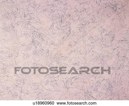 Stock Image - Japanese paper colored pink, close up. Fotosearch