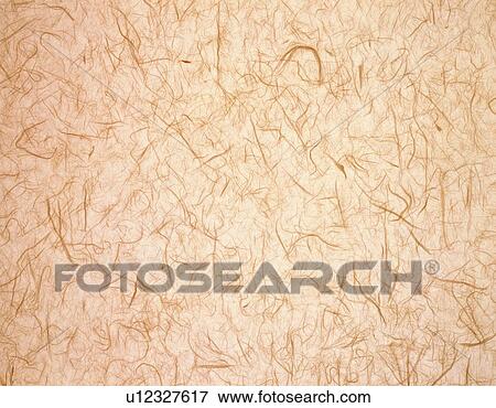 Stock Photo - Japanese Paper, Paper Material, close up. Fotosearch