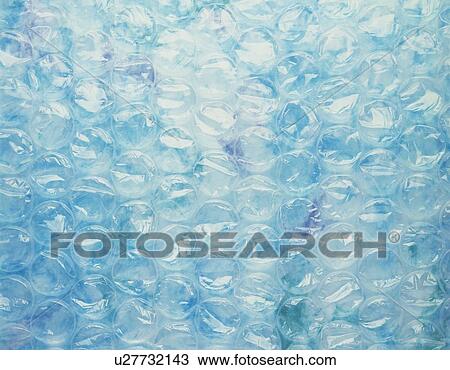 Stock Image - Bubble sheet in blue. Fotosearch