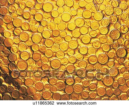 Coins covered with gold liquid View Large Photo Image Stock Image - Coins covered with gold liquid . Fotosearch