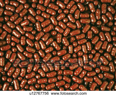 Stock Photograph - Mass of elliptical chocolate. Fotosearch