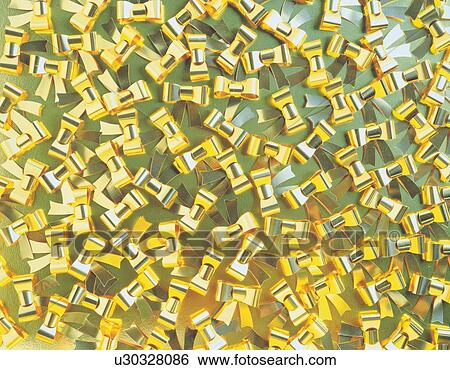 Mass of gold ribbons View Large Photo Image Stock Photograph - Mass of gold ribbons. Fotosearch