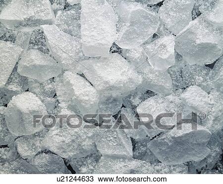 Stock Image - Mass of stones in white. Fotosearch
