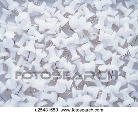 Mass of thumbtacks in white View Large Photo Image Stock Image - Mass of thumbtacks in white. Fotosearch