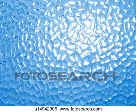 Ripply surface of frosted glass in blue View Large Photo Image Stock Photograph - Ripply surface of frosted glass in blue. Fotosearch