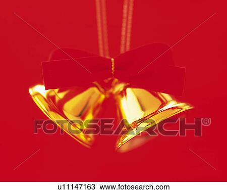 Christmas Bells and Red Ribbon, Front View, Close Up, Differential Focus, In Focus, Out Focus View Large Photo Image Stock Image - Christmas Bells and Red Ribbon, Front View, Close Up, Differential Focus, In Focus, Out Focus. Fotosearch