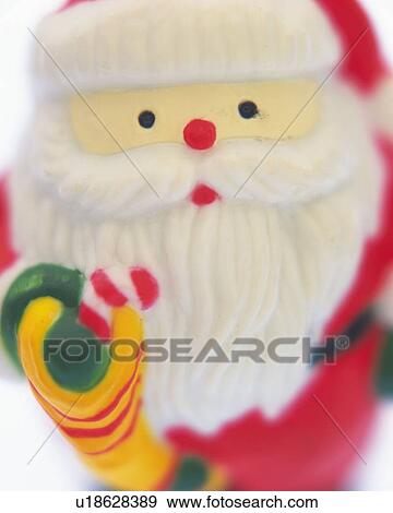Stock Photo - Santa Claus, Close Up, High Angle View, Differential Focus, In Focus, Out Focus. Fotosearch