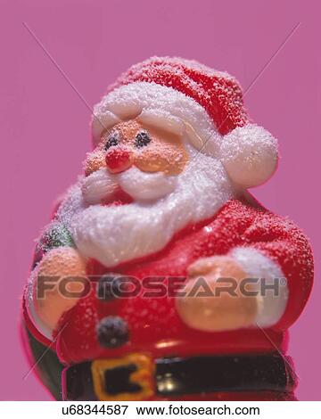 Stock Photo - Santa Claus, Low Angle View, Close Up. Fotosearch