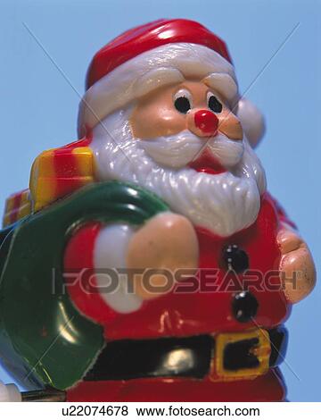 Stock Photo - Santa Claus, Side View, Close Up. Fotosearch