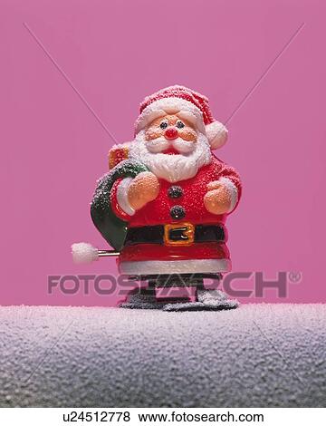 Toy Santa Claus, Front View View Large Photo Image Stock Photo - Toy Santa Claus, Front View. Fotosearch