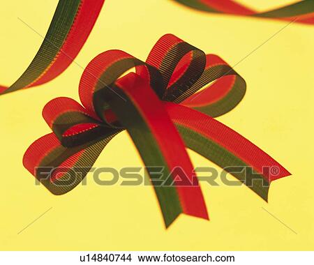 Picture - Wrapping Ribbon, Close Up, Differential Focus, In Focus, Out Focus. Fotosearch