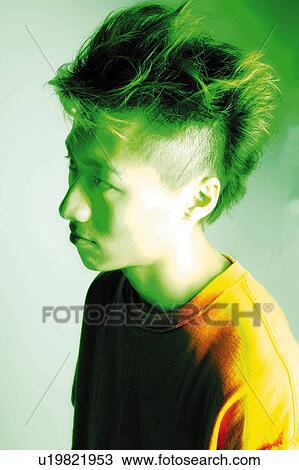 Young Adult Man Looking Away, Photography, Side View, Toned Image View Large Photo Image Stock Image - Young Adult Man Looking Away, Photography, Side View, Toned Image. Fotosearch