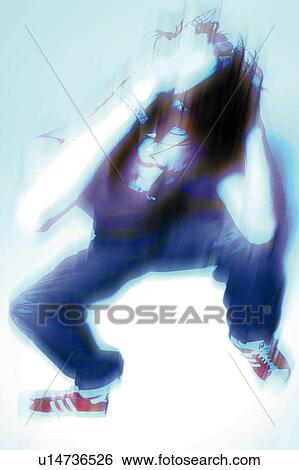 Young Adult Man Struggling, Photography, CG, High Angle View, Toned Image View Large Photo Image Stock Photograph - Young Adult Man Struggling, Photography, CG, High Angle View, Toned Image. Fotosearch