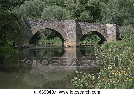 A River And The Stone-Made Bridge In France View Large Photo Image Stock Photo - A River And The Stone-Made Bridge In France. Fotosearch