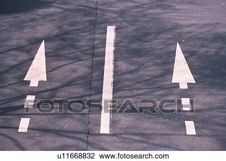 Arrow Road Marking View Large Photo Image Stock Image - Arrow Road Marking. Fotosearch